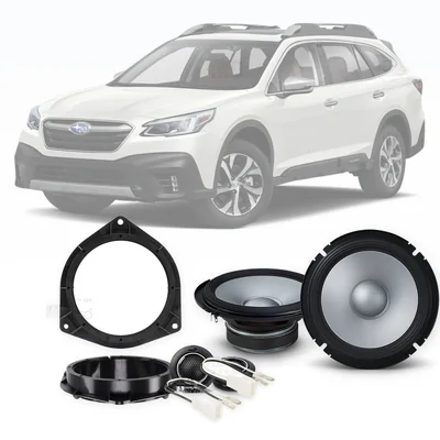 Subaru Outback Alpine 6.5-Inch Front Speaker Upgrade Bundle 2015-2020