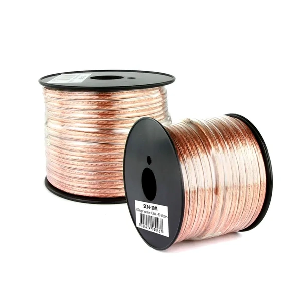 DNA Audio SC14-30M 14 Gauge Clear Speaker Cable - 30 metres