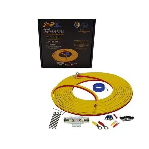Stinger SEA4243 Marine 4GA Power Wire Kit 3m