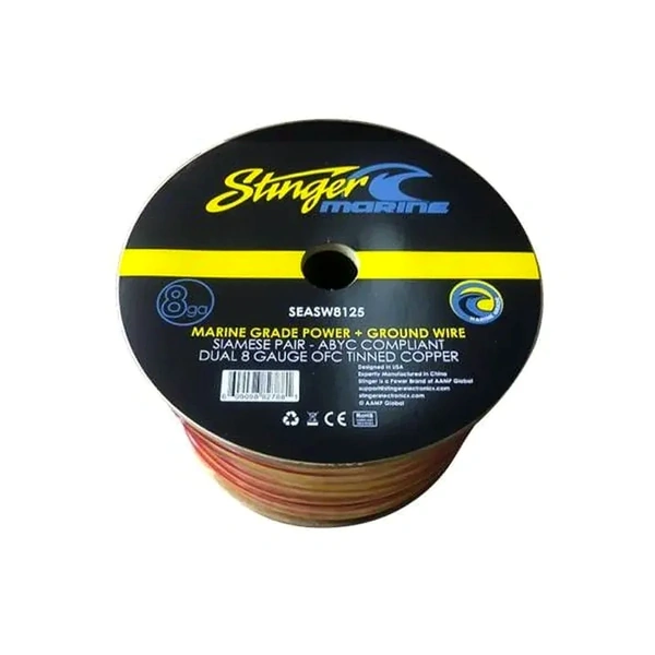 Stinger SEASW4125 Marine 4GA Power & Ground Wire 38m