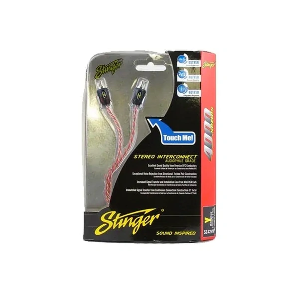 Stinger SI42YM 4000 Series Stinger Y Splitter 1 x Female 2 x Male RCA