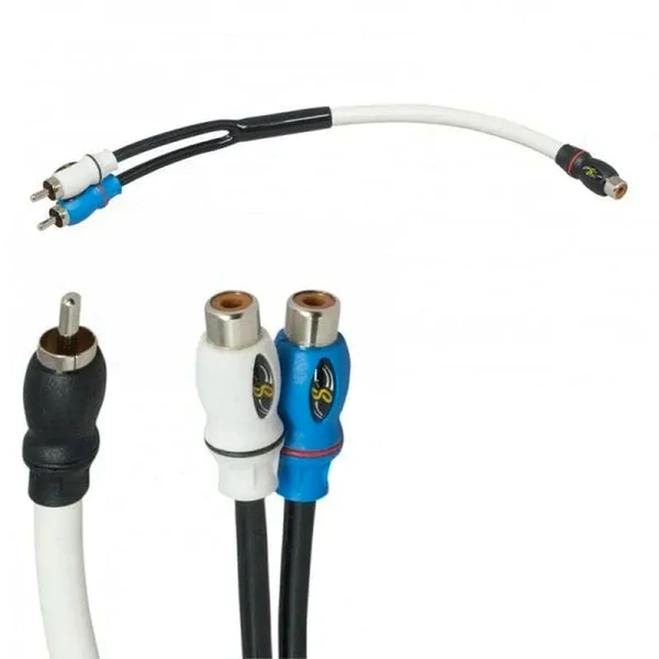 Stinger SMRCAYF Stinger Marine Y Splitter RCA 1 x M 2xF