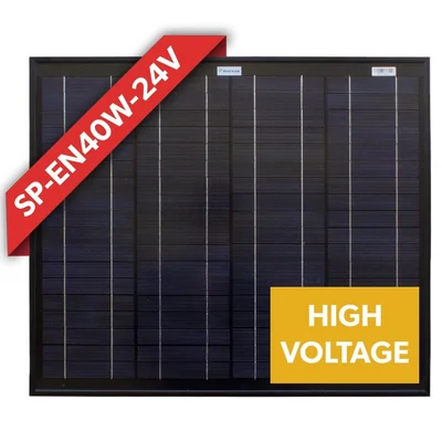 Enerdrive Solar Panel - 40w 24v Black Frame SP-EN40W-24V