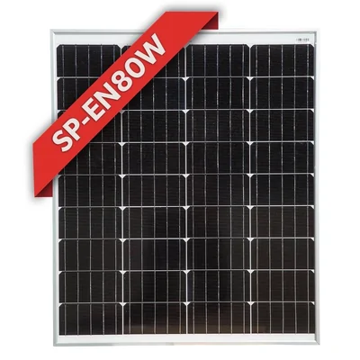 Enerdrive Solar Panel - 80w Mono Black Frame SP-EN80W-B