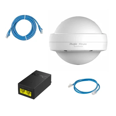 Ruijie Reyee STL-RJ-00006 Expansion Roam 30 Acre Wi-Fi Pack for Starlink or NBN includes Wall & Pole Mount (pole not included)