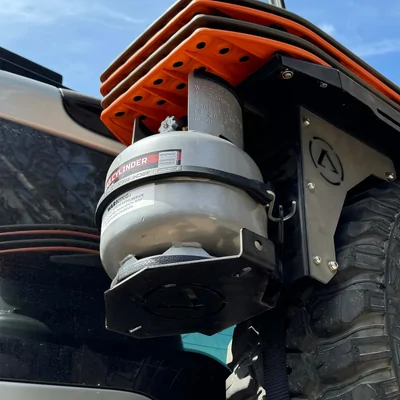 Razed Tyre Tray – Gas Bottle Mount