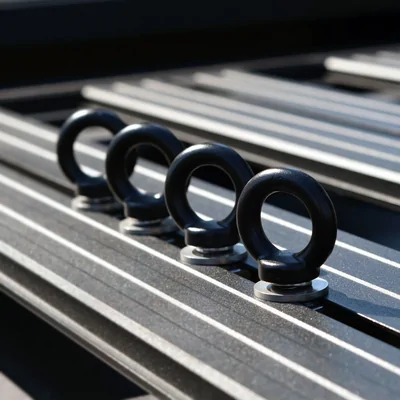 Razed Eye Bolt Tie Down Kit – Black Powder Coated