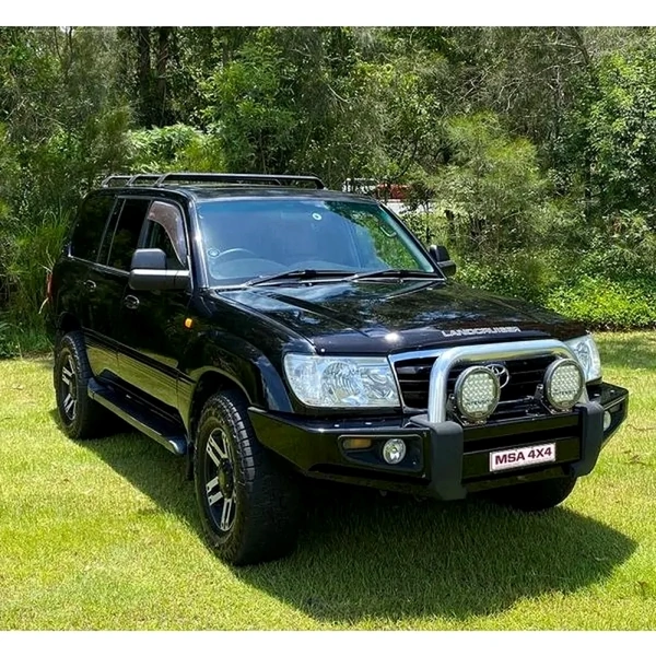 MSA 4x4 TM1902 Towing Mirrors fits Toyota Landcruiser 100 1998-2007 Black Electric