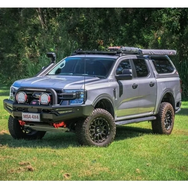 MSA 4x4 TM2650 Towing Mirrors fits Ford Ranger NextGen Everest UB 06/22-On Black Electric Heat BSM Indicator Powerfold