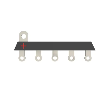 Razed Copper Bus Bar – 5 Fuse