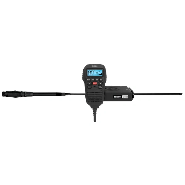 Uniden UH6160 Escape Pack Mini UHF CB Mobile with Remote Speaker Mic, Instant Replay & AT780 Antenna