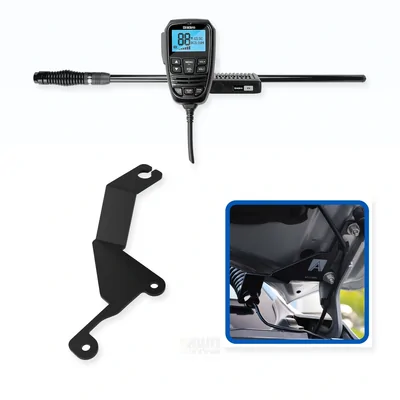 Great Wall Ute (Cannon) Uniden X76 Value Pack 5W UHF CB Radio & Antenna with Bonnet Bracket Essential Install Bundle 2020-Onwards