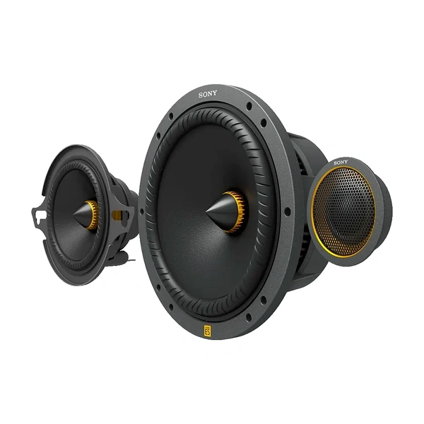 Sony XS-163ES 6.5 Inch 3 Way Mobile ES Component Speakers with Hi Res Audio and 270W Peak Power