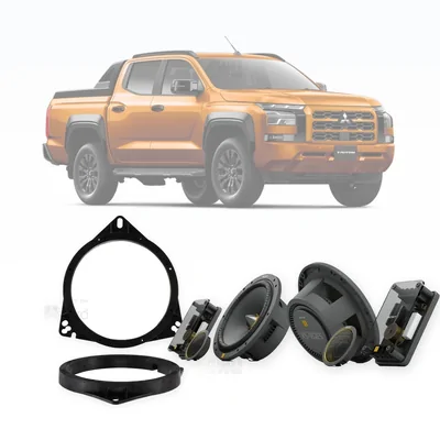 Mitsubishi Triton MV Sony 6.5-Inch Front Speaker Upgrade Bundle 2024-Onwards