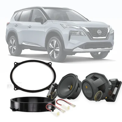 Nissan X-Trail T33 Sony 6x9-Inch Front Speaker Upgrade Bundle 2022-Onwards