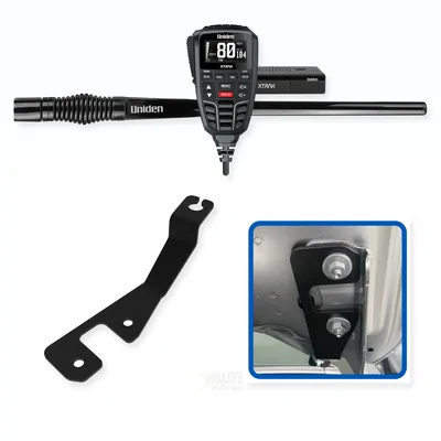 Ford Ranger Uniden XTRAK 80 5W UHF CB Radio & Antenna Essential Install Bundle 2022-Onwards