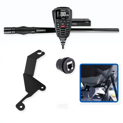 Great Wall Ute (Cannon) Uniden XTRAK 80 5W UHF CB Radio & Antenna Integrated Install Bundle 2020-Onwards