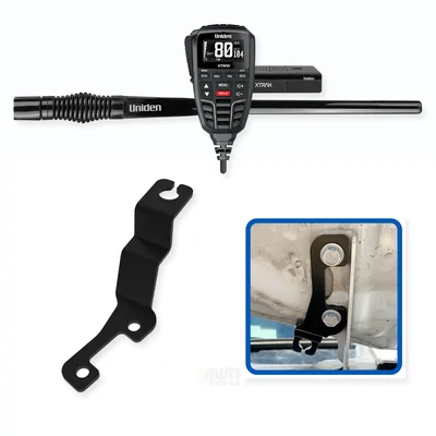 Holden Colorado Uniden XTRAK 80 5W UHF CB Radio & Antenna Essential Install Bundle 2017-2020