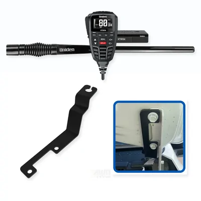 Mazda BT-50 Uniden XTRAK 80 5W UHF CB Radio & Antenna Essential Install Bundle 2020-Onwards