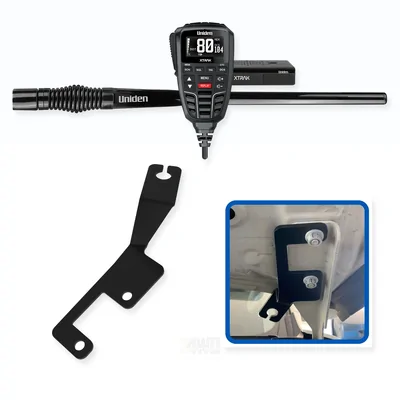 Nissan Navara Uniden XTRAK 80 5W UHF CB Radio & Antenna Essential Install Bundle 2015-2025