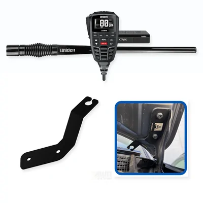 Nissan Patrol Uniden XTRAK 80 5W UHF CB Radio & Antenna Essential Install Bundle 2013-Onwards