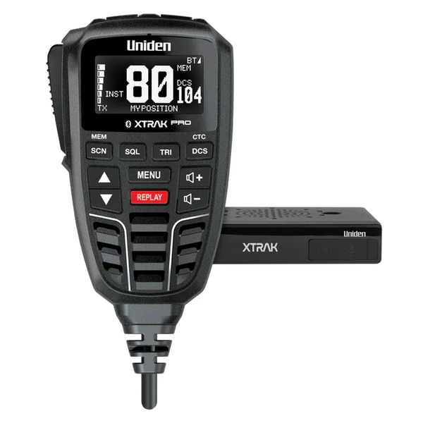 Uniden XTRAK 80 Pro Smart UHF Radio with Large OLED Display and Location Sharing