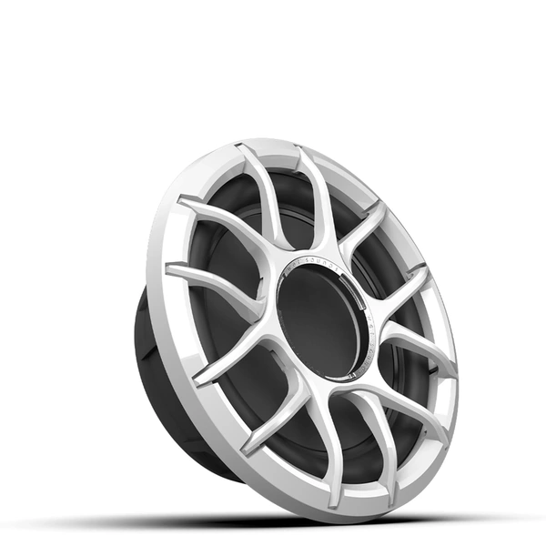 ZERO 10 S4 XZ-W | Wet Sounds Zero Series 10-inch 4Ω High-Output Sealed Enclosure Marine Subwoofer with White XZ Grille